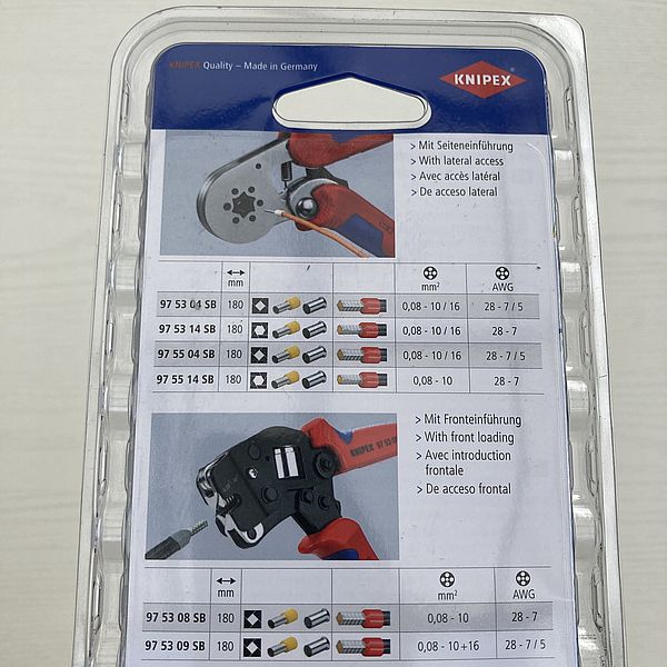 Knipex 97 53 04 壓接鉗 Knipex 97 53 04