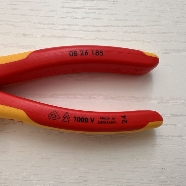 Knipex 08 26 185 鋼絲鉗 尖嘴鉗 鍍鉻 