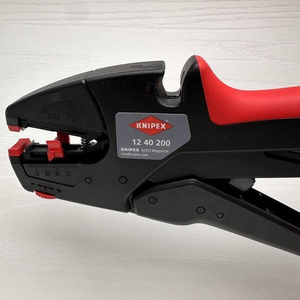 Knipex 12 40 200 新版 EvoStrip 自調節剝線鉗 德國 Knipex 12 40 200 自調式絕緣剝線鉗