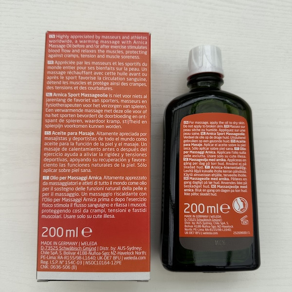 Weleda 新款 山金車按摩油 200ml Weleda 山金車