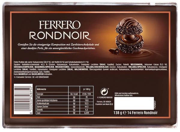 Ferrero 黑金莎 黑巧克力 保存期限2026.03.05 Ferrero 黑金莎 黑巧克力