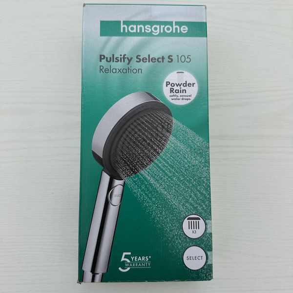 Hansgrohe Pulsify Select S  三段式蓮蓬頭 10.5公分 Hansgrohe Pulsify Select S  三段式蓮蓬頭 10.5公分