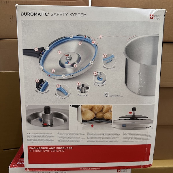 Kuhn Rikon Duromatic Inox 不銹鋼鍋8L + 4L 雙鍋組 Kuhn Rikon 3018 Duromatic Inox 8L