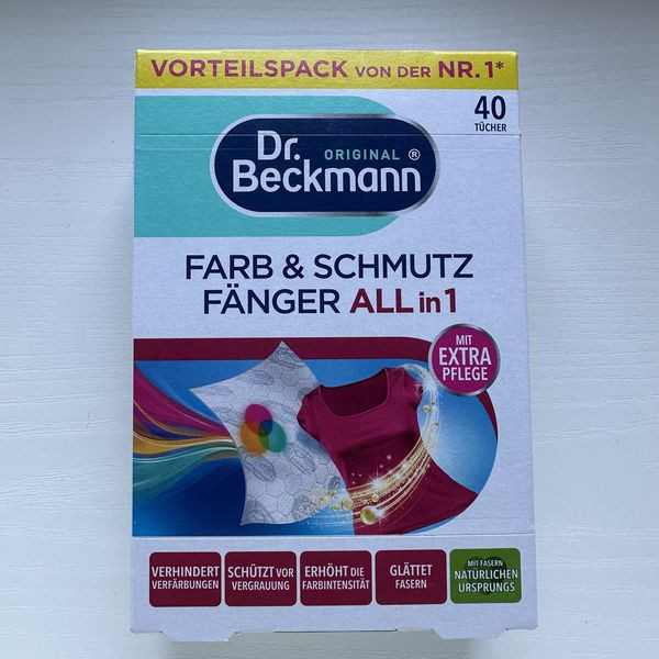 Dr. Beckmann 吸色紙40張 製造日期2025.5月 衣物不染色紙 洗衣紙 護色紙 Dr Beckmann 吸色紙40張 衣物不染色紙 洗衣紙 護色紙