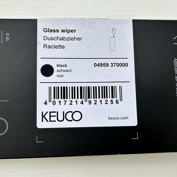 Keuco 矽膠刮水板 + 固定座 