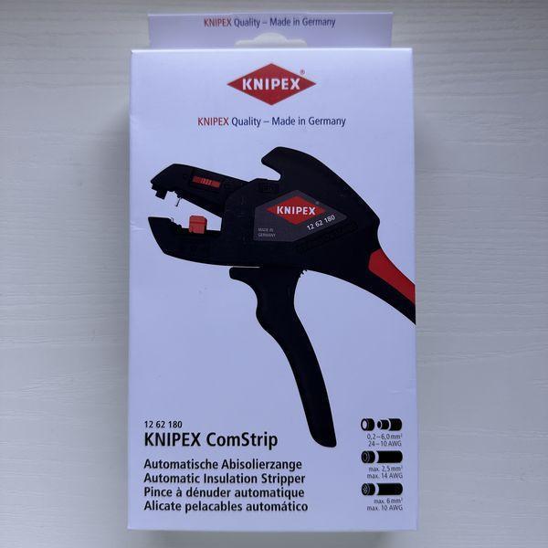 預購3月中到貨 Knipex 12 62 180 新款 ComStrip 剝線鉗 Knipex 12 62 180 剝線鉗