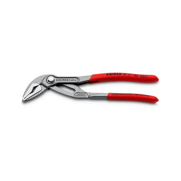 預購8月底到貨 Knipex 87 51 180 Cobra® ES 超薄細嘴 水管鉗 7吋 Knipex 87 51 180 Cobra® ES 超薄細嘴 水管鉗 7吋