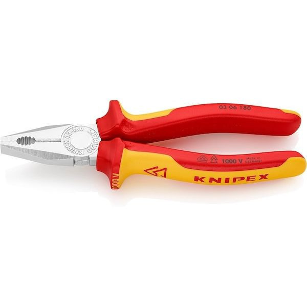 Knipex 03 06 180 絕緣鋼絲鉗 老虎鉗 電工鉗 Knipex 03 06 180 絕緣鋼絲鉗 老虎鉗 電工鉗