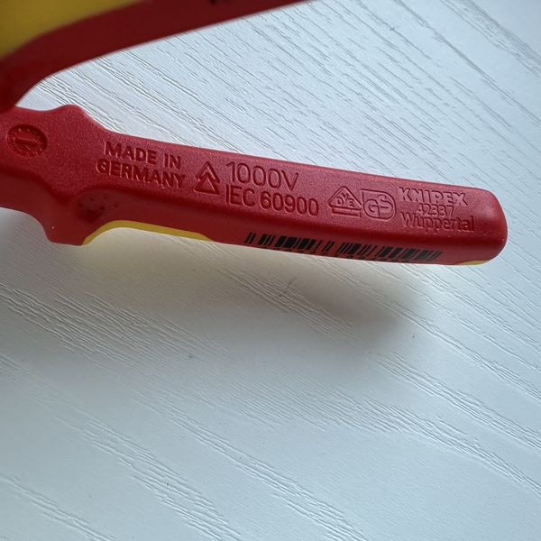 Knipex 78 06 125 VDE絕緣電子鉗 Knipex 78 06 125 VDE絕緣電子鉗