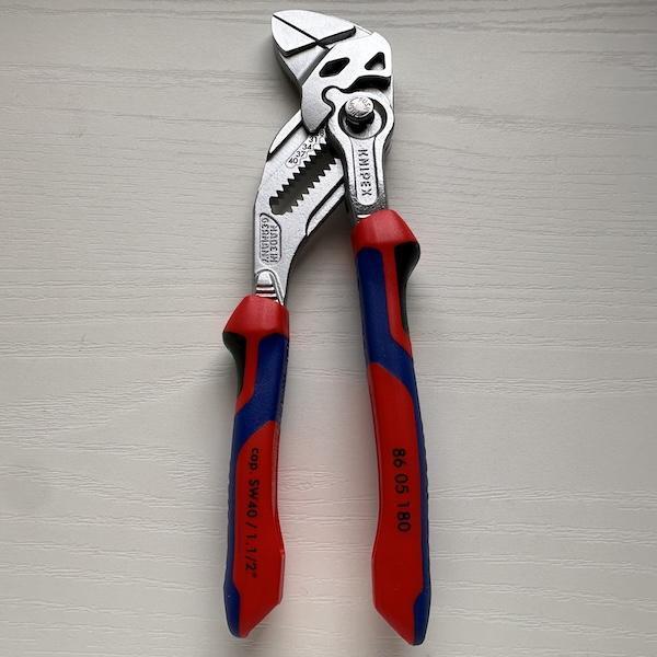 Knipex 86 05 180 新版 水管鉗 活動扳手 7吋 Knipex 86 05 180 水管鉗 活動扳手