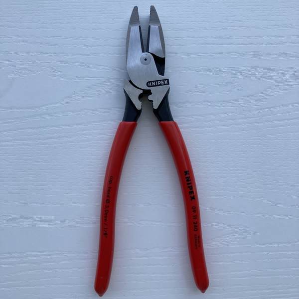 Knipex 09 11 240 鋼絲鉗 老虎鉗 德國 Knipex 09 11 240 鋼絲鉗 老虎鉗