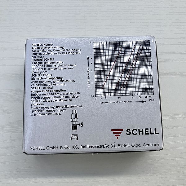 Schell 三分三角凡爾  3/8歐規凡爾 Schell 3/8分歐規專用凡爾