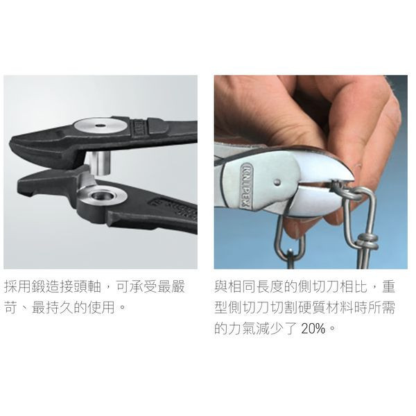 Knipex 74 05 200 新款 斜口鉗 鍍鉻防銹 Knipex 74 05 200 新款 斜口鉗 鍍鉻防銹