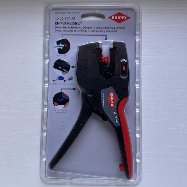 Knipex 12 72 190 NexStrip 多功能剝線壓接鉗 Knipex 12 72 190 NexStrip  多功能剝線壓接鉗