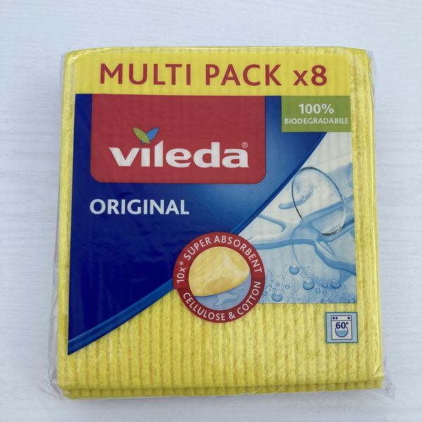 Vileda 超吸水海綿布 8片裝 Vileda 德國抹布