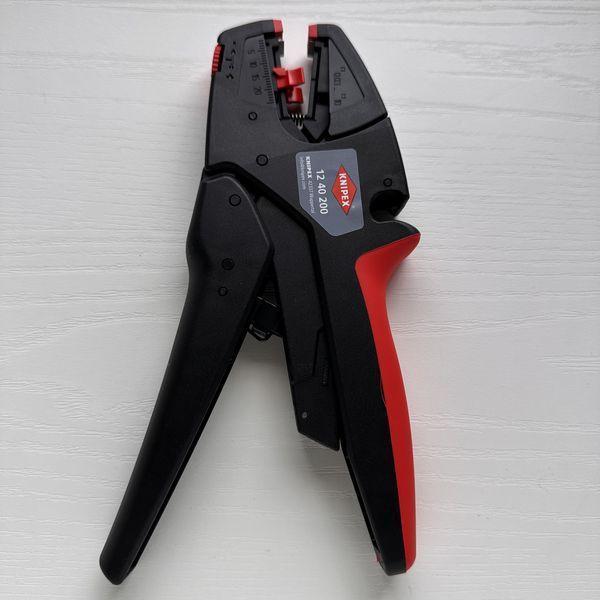 Knipex 12 40 200 新版 EvoStrip 自調節剝線鉗 德國 Knipex 12 40 200 自調式絕緣剝線鉗