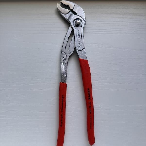 Knipex 87 03 300 Cobra 水管鉗 高科技水泵鉗 11吋 德國 Knipex 87 03 180 水管鉗