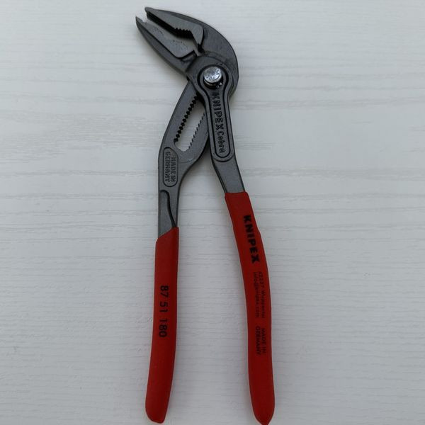 Knipex 87 51 180 Cobra ES 超薄細嘴 水管鉗 7吋 Knipex 87 51 180 Cobra® ES 超薄細嘴 水管鉗 7吋