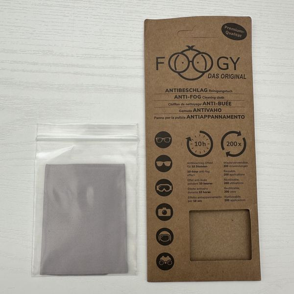 Foogy 不起霧擦拭布 防霧擦拭布 Foogy 不起霧擦拭布 防霧擦拭布