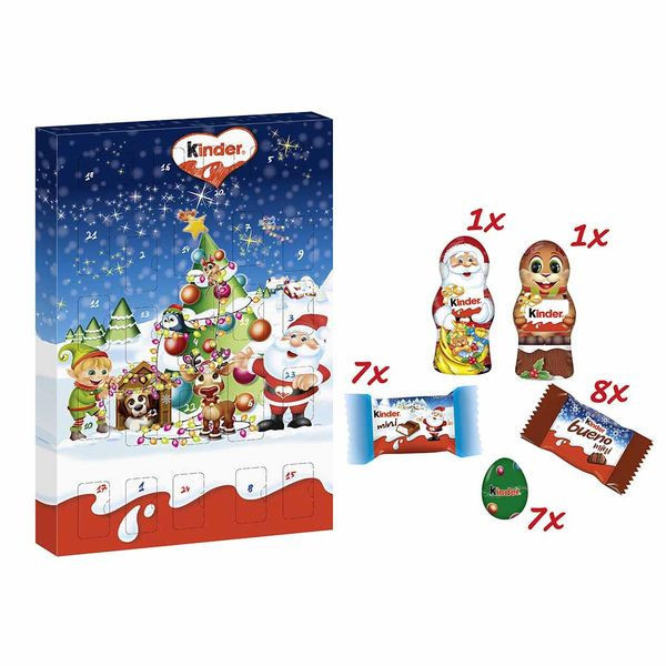 kinder 2025年降臨曆 保存期限2026.4月 kinder Mini Mix 降臨曆