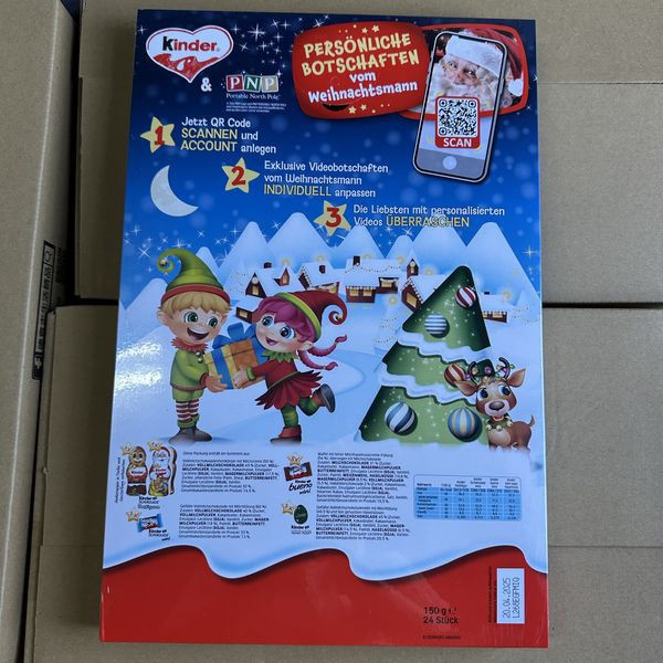 kinder 2025年降臨曆 保存期限2026.4月 kinder Mini Mix 降臨曆