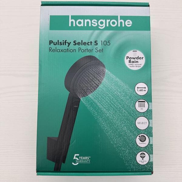 Hansgrohe Pulsify Select S 黑色 蓮蓬頭三件組  ( 三段式蓮蓬頭+軟管160公分+固定架 ) Hansgrohe 24303670 Pulsify Select S 黑色 蓮蓬頭三件組  ( 三段式蓮蓬頭+軟管160公分+固定架 )