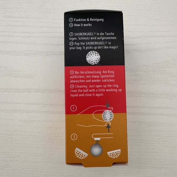 Sauberkugel 神奇包包清潔球 紅金色 