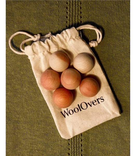 WoolOvers 天然雪松木球 6顆 WoolOvers 天然雪松木球