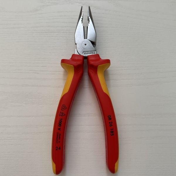 Knipex 08 26 185 鋼絲鉗 尖嘴鉗 鍍鉻 