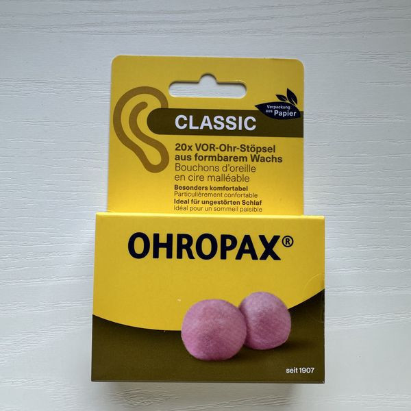 Ohropax 新款 蠟丸耳塞20顆 保存期限2029.9月 Ohropax Classic 蠟丸耳塞 20顆裝