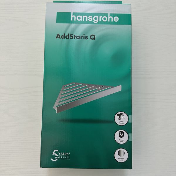 Hansgrohe AddStoris 鉻色 浴室置物架 Hansgrohe 鉻色 浴室置物架 41741000