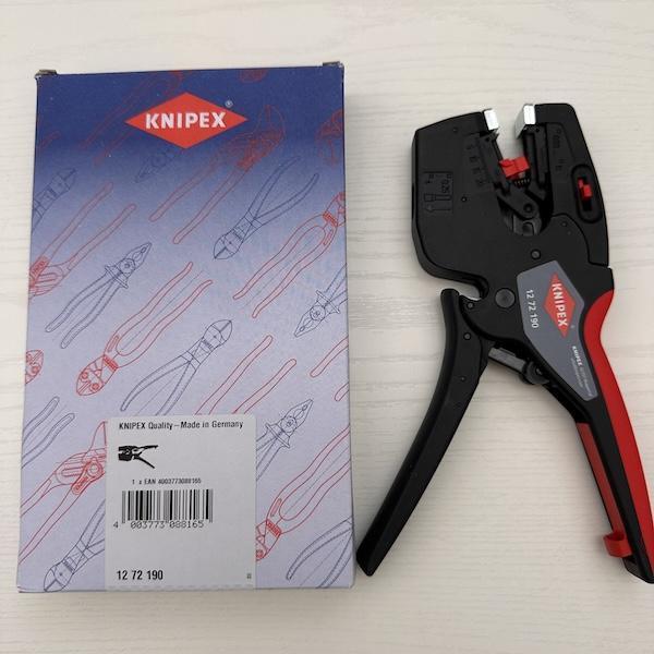 Knipex 12 72 190 NexStrip 多功能剝線壓接鉗 Knipex 12 72 190 NexStrip  多功能剝線壓接鉗