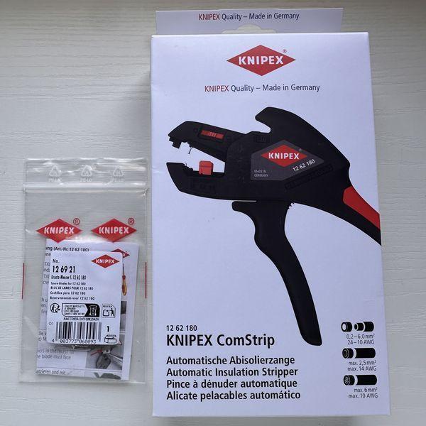 預購3月中到貨 Knipex 12 62 180 新款 ComStrip 剝線鉗 Knipex 12 62 180 剝線鉗