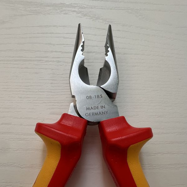 Knipex 08 26 185 鋼絲鉗 尖嘴鉗 鍍鉻 