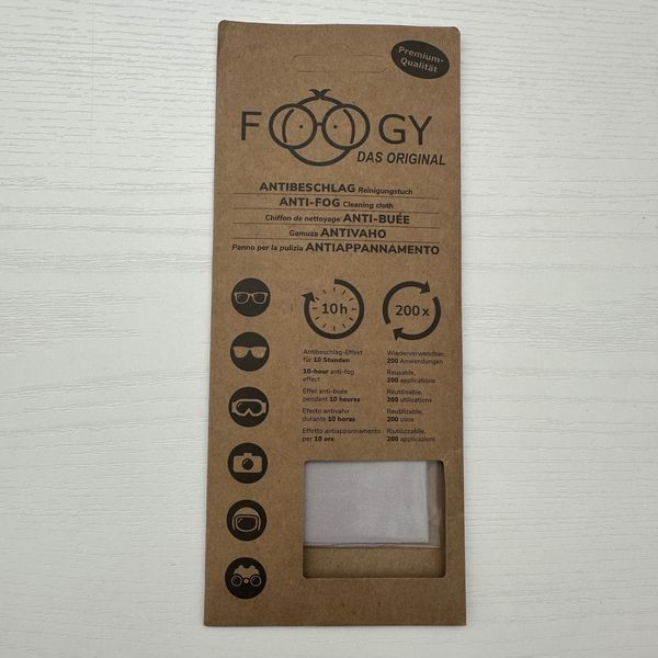 Foogy 不起霧擦拭布 防霧擦拭布 Foogy 不起霧擦拭布 防霧擦拭布