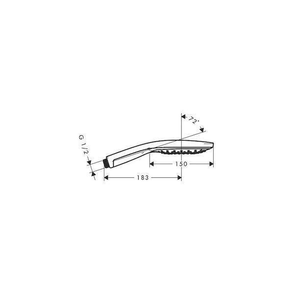 Hansgrohe Raindance Select S 150 三段式蓮蓬頭15公分 Hansgrohe Raindance Select S 150 三段出水蓮蓬頭