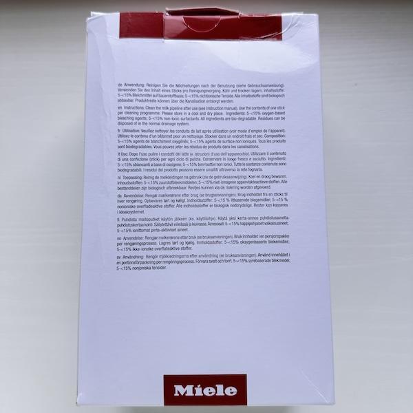 Miele 全自動咖啡機 牛奶管線清潔粉 Miele 牛奶除垢粉