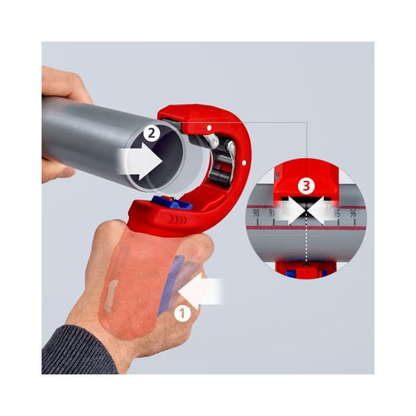預購9月初到貨 Knipex 90 23 02  DPT50 厚壁塑膠切管器 Knipex 90 23 02  DPT50 厚壁塑膠切管器