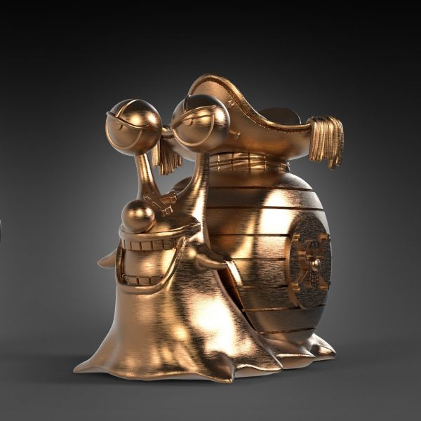 ﹝代購﹞GK  LX﹝海賊王﹞黃金電話蟲共鳴第八彈：四皇巴基的蝸牛 