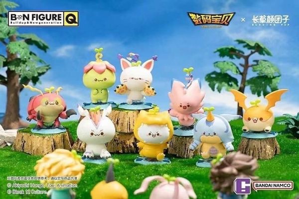 ﹝現貨﹞盲盒TOPTOY 數碼寶貝 X 長草顏團子 聯名款 系列盲盒 