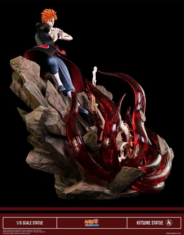 ﹝預購﹞GK   妖狐社﹝火影忍者﹞正版授權 佩恩 地爆天星 VS 鳴人九尾 1/6 雕像 