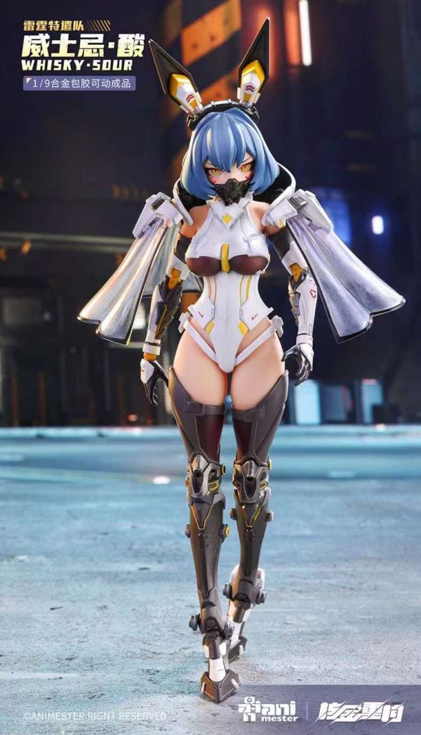 ﹝預購﹞GK  核金重構﹝雷霆特遣隊﹞正版 威士忌酸 1/9合金包膠機娘 