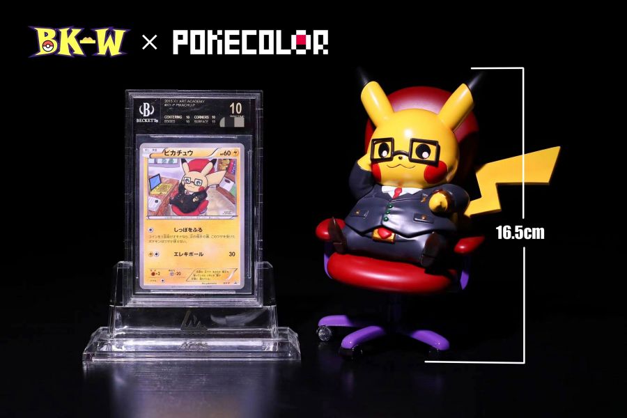 ﹝預購﹞GK  BKW x PokeColor卡樂﹝精靈寶可夢﹞BOSS皮卡丘 土豪皮卡丘 老闆皮卡丘 