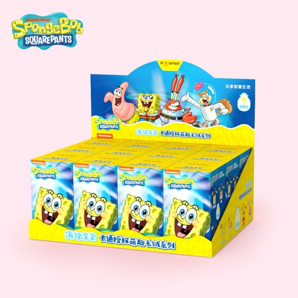 ﹝現貨﹞盲盒 正版授權 海綿寶寶萌趣絨毛掛飾 