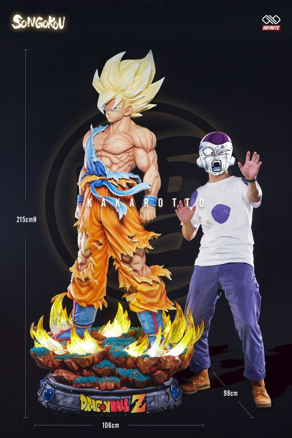 ﹝預購﹞GK  無限﹝七龍珠﹞1/1 初登場！超級賽亞人孫悟空 