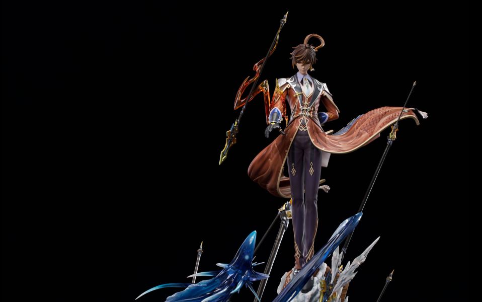 ﹝代購﹞GK  雙子 GS﹝原神﹞魔神戰爭系列-璃月之契約 岩王帝君鐘離 