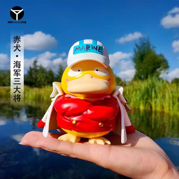 ﹝預購﹞GK  鴨鴨（YAYA）﹝海賊王﹞海軍三大將可達鴨系列 