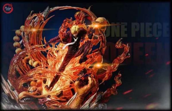 ﹝預購﹞GK  Fantasy幻想屋﹝海賊王﹞海賊王系列大型雕像 第二彈 山治VS Queen 
