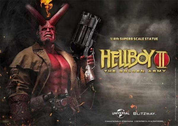 ﹝預購﹞GK   Blitzway﹝地獄怪客﹞正版授權 1/4 Hell Boy II Golden Army 地獄男爵 BW-SS-21301 