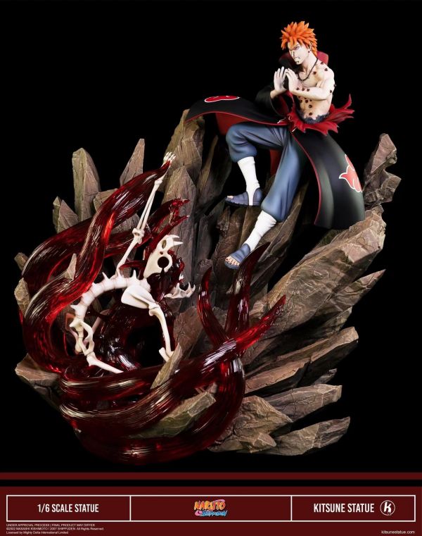 ﹝預購﹞GK   妖狐社﹝火影忍者﹞正版授權 佩恩 地爆天星 VS 鳴人九尾 1/6 雕像 